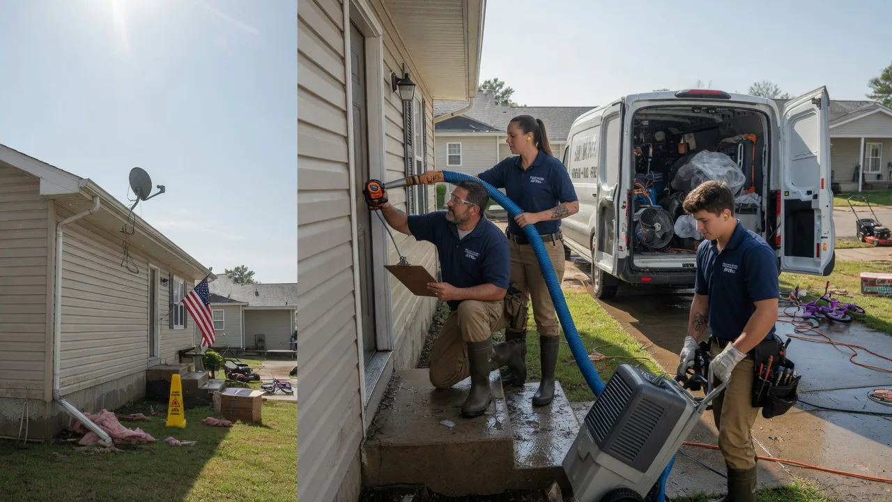 Ceiling Water Damage Restoration in Cherokee, KS near me
